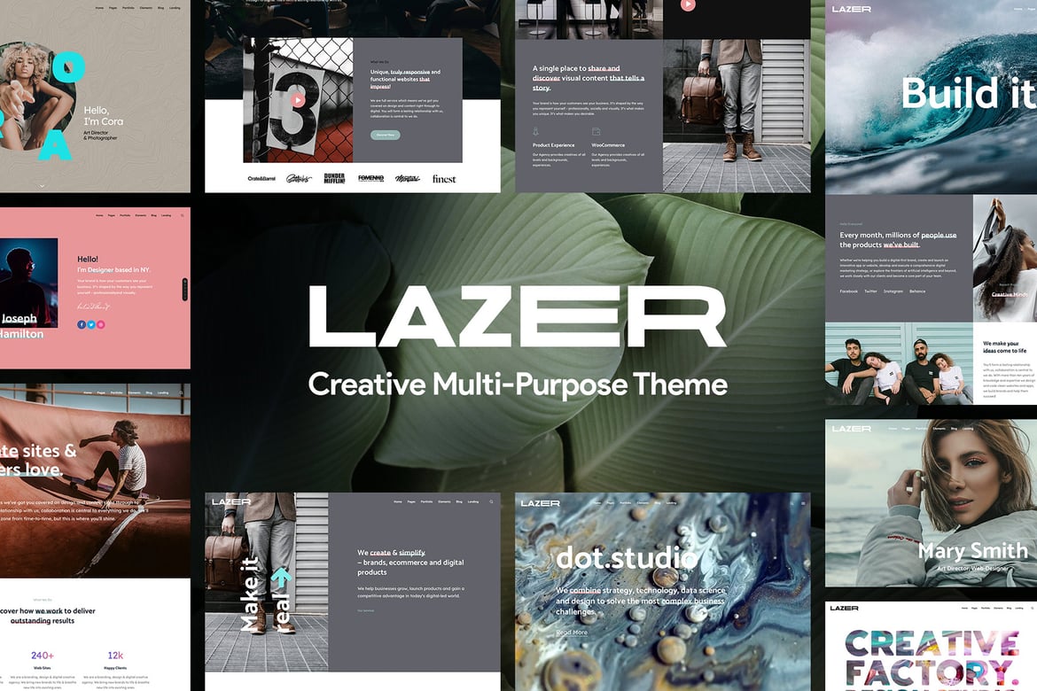 Lazer - Tema WordPress Serbaguna yang Kreatif dan Modern