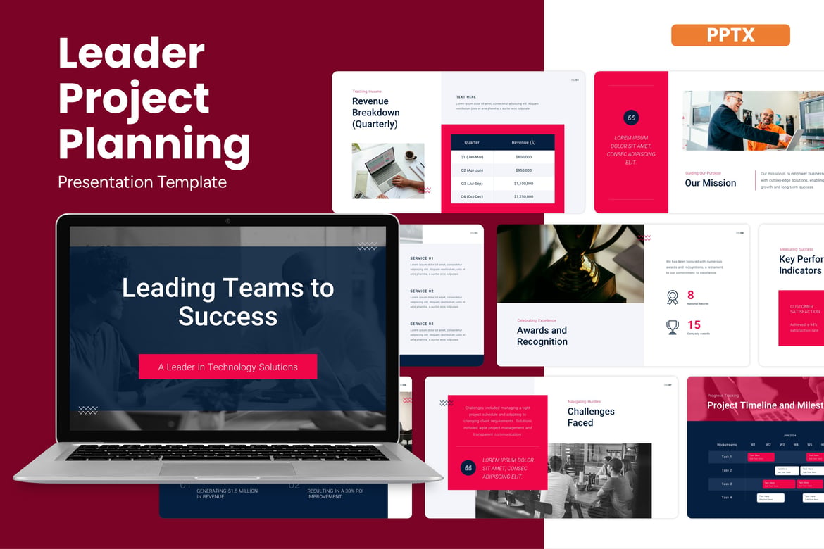 Template PPT Perencanaan Proyek Unggul