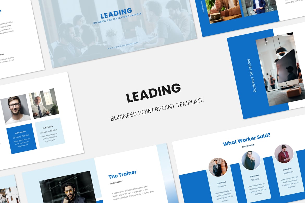 Template Presentasi Bisnis Modern yang Memukau