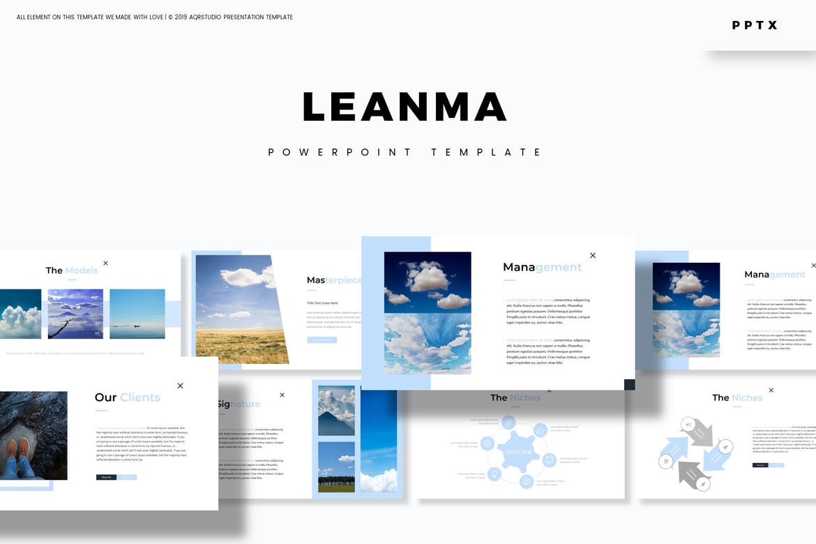 Template PowerPoint Leanma - Solusi Presentasi Serbaguna