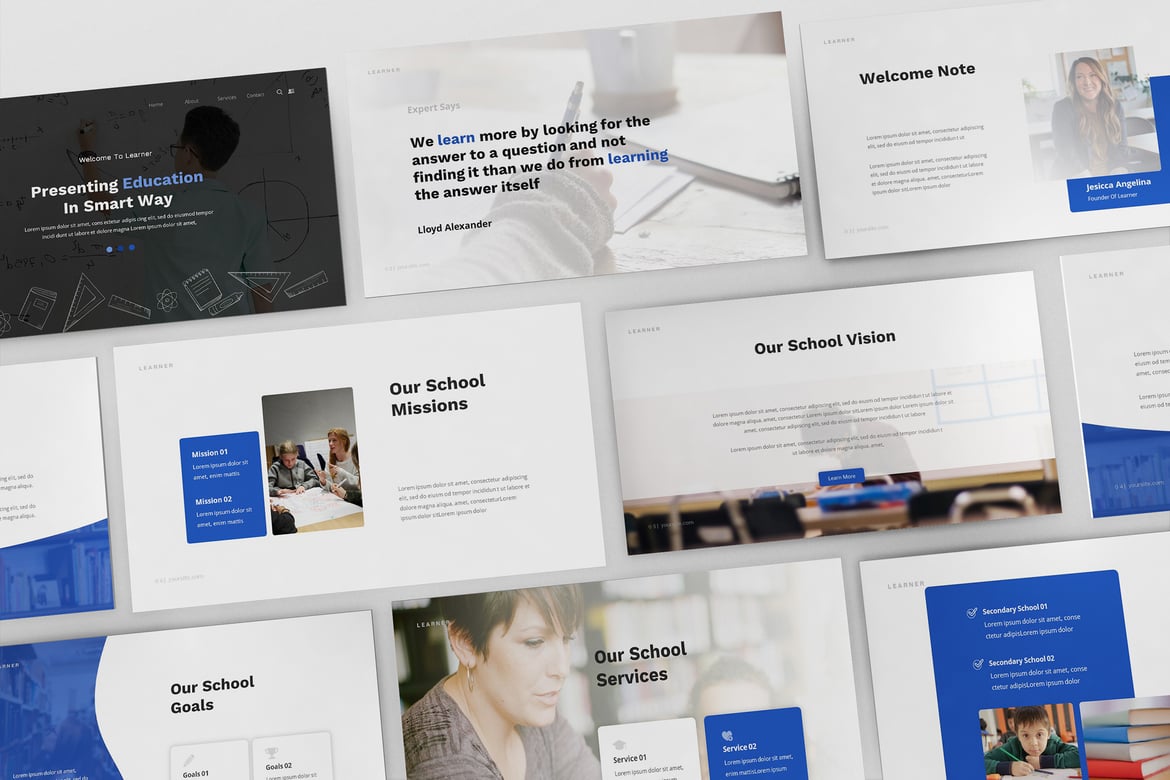 Template Powerpoint Presentasi Pendidikan yang Menarik dan Profesional