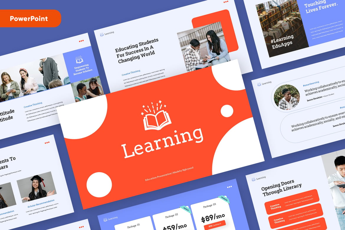 Template Presentasi PowerPoint Edukasi yang Profesional dan Serbaguna
