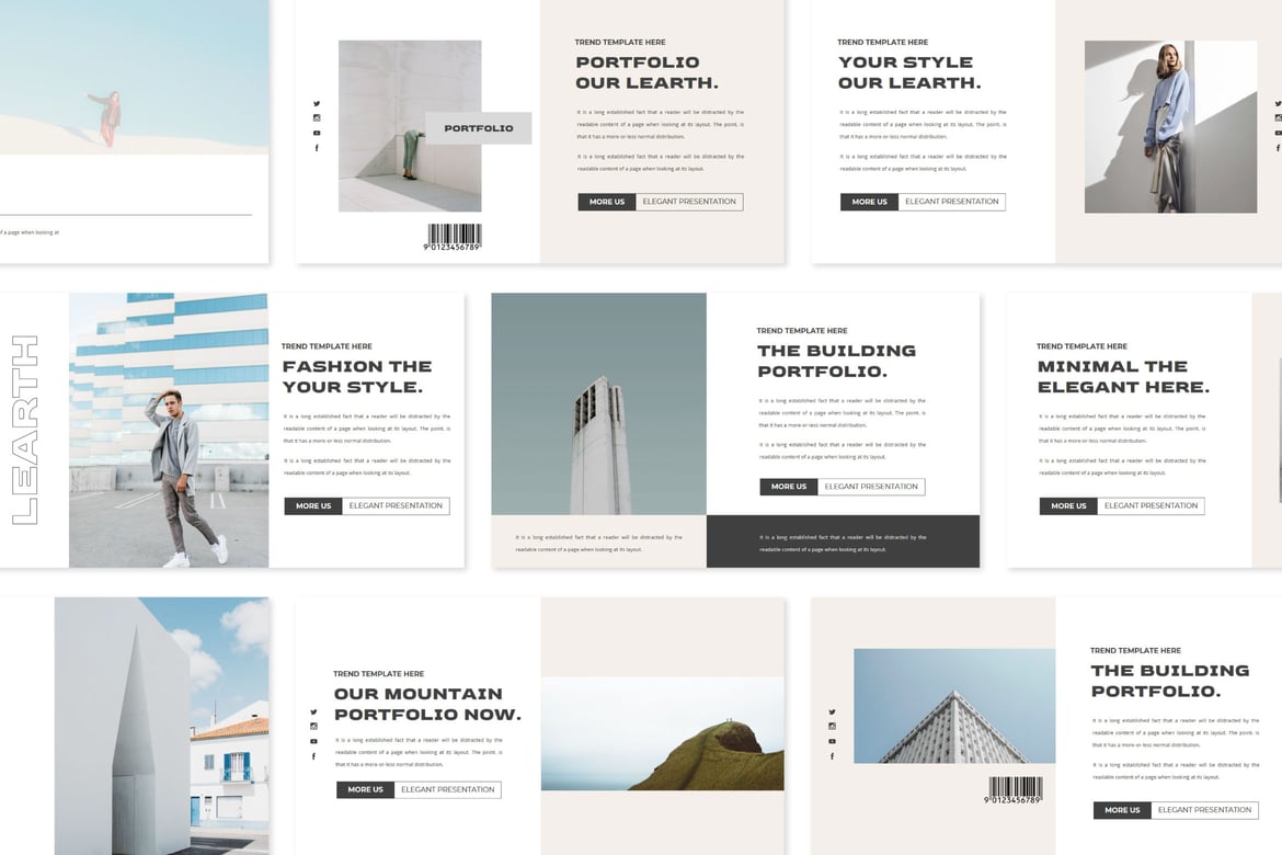 Template Powerpoint LEARTH yang Menarik dan Profesional