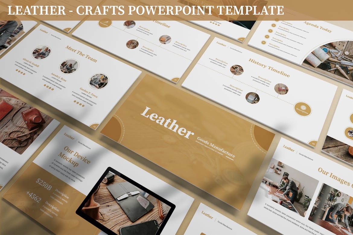 Template Presentasi Powerpoint Kulit yang Elegan dan Serbaguna