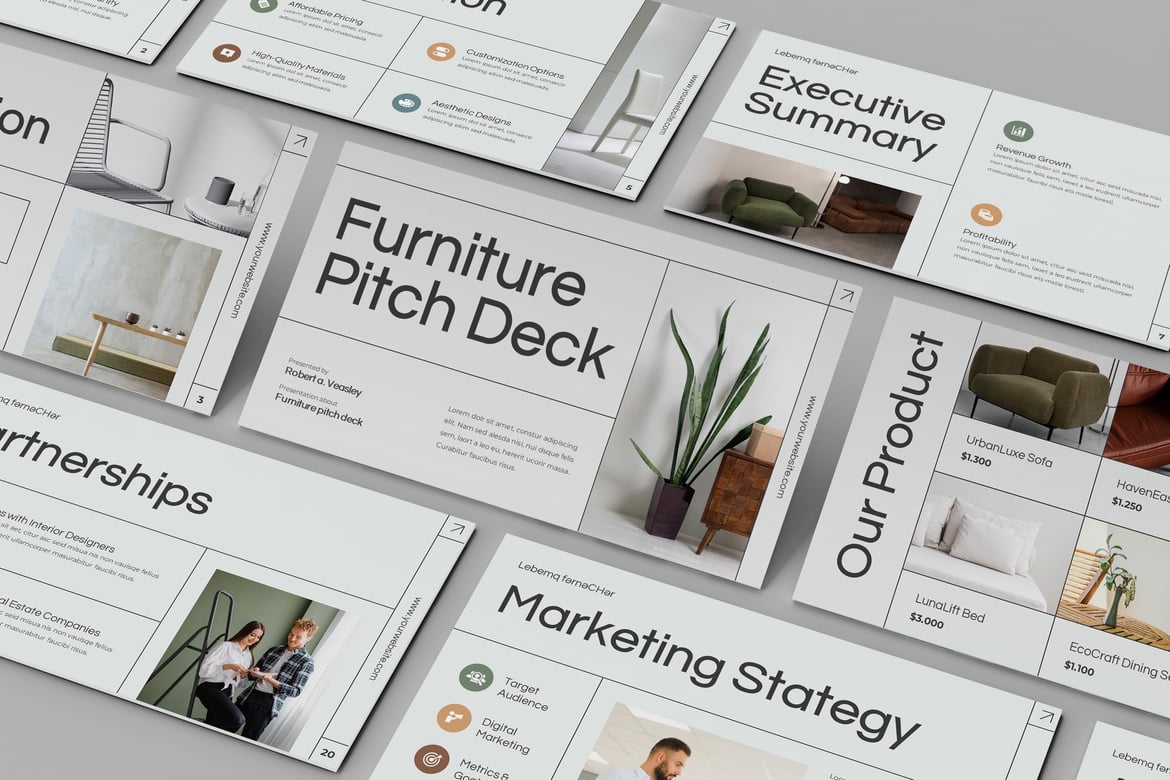 Lebemq - Template Powerpoint Minimalis untuk Presentasi Profesional