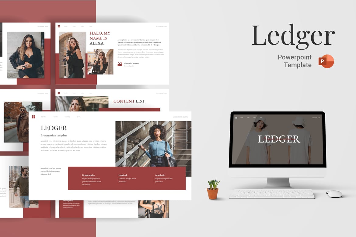 Template Powerpoint Ledger - Desain Profesional untuk Presentasi Anda