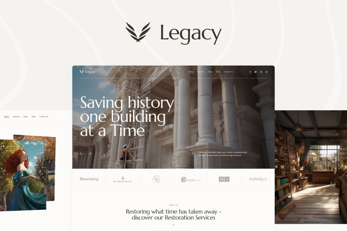 Tema WordPress Legacy: Solusi Modern untuk Bisnis Anda
