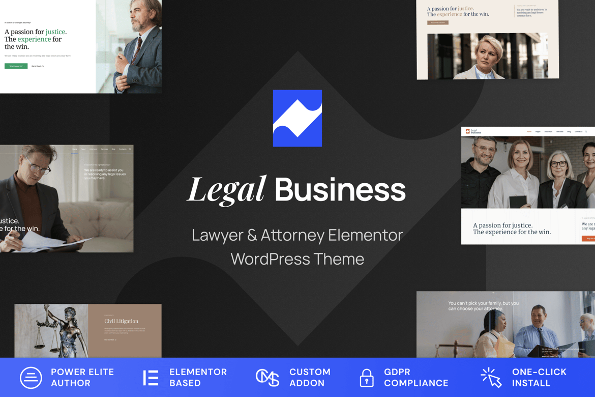 Tema WordPress Profesional untuk Pengacara dan Firma Hukum