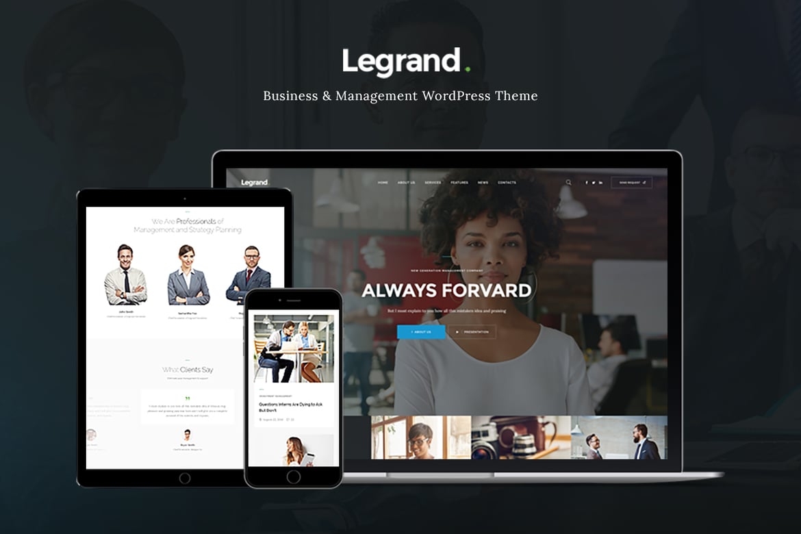LeGrand - Tema WordPress Serbaguna untuk Bisnis Modern
