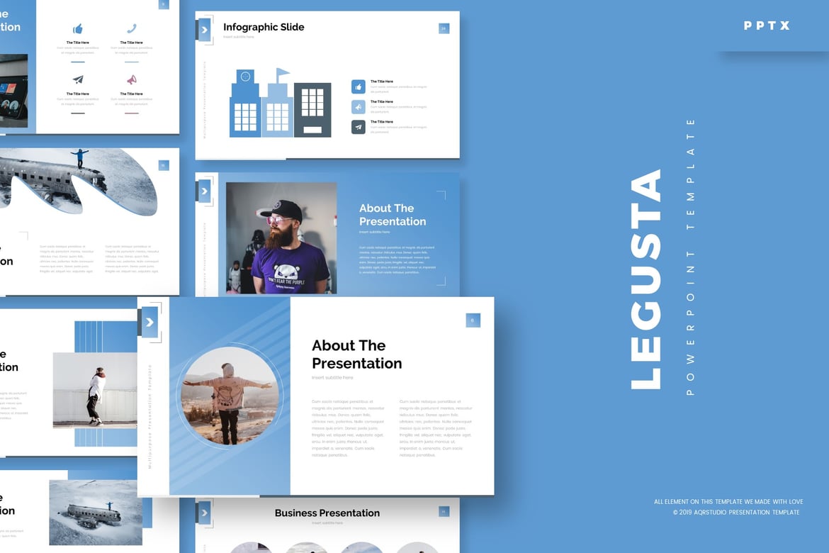 Template Powerpoint Legusta - Solusi Presentasi Profesional Anda
