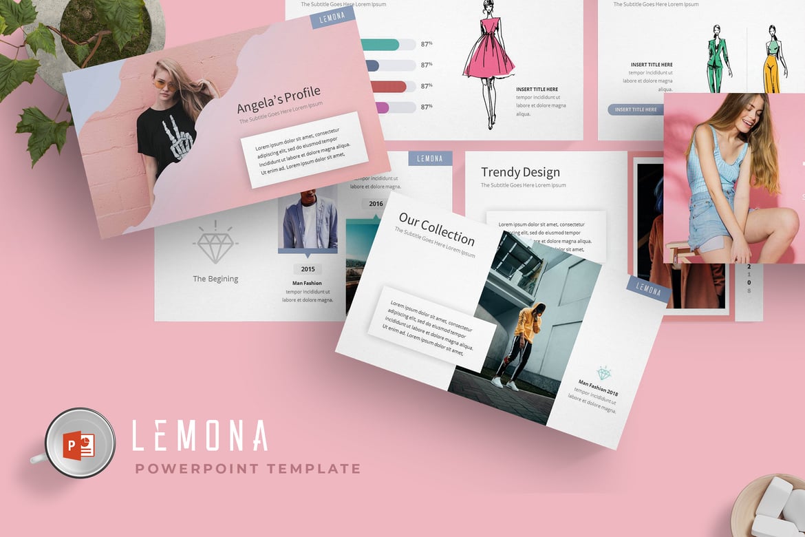 Template Powerpoint Lemona - Solusi Presentasi Profesional Anda