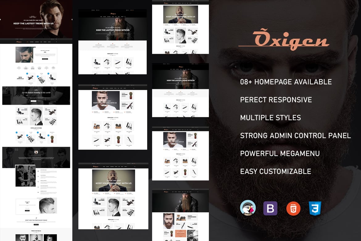 Template Web Prestashop Leo Oxygen: Responsif dan Menarik untuk E-Commerce Anda