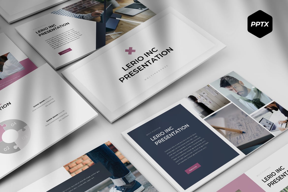 Lerio - Template Powerpoint Serbaguna yang Memukau