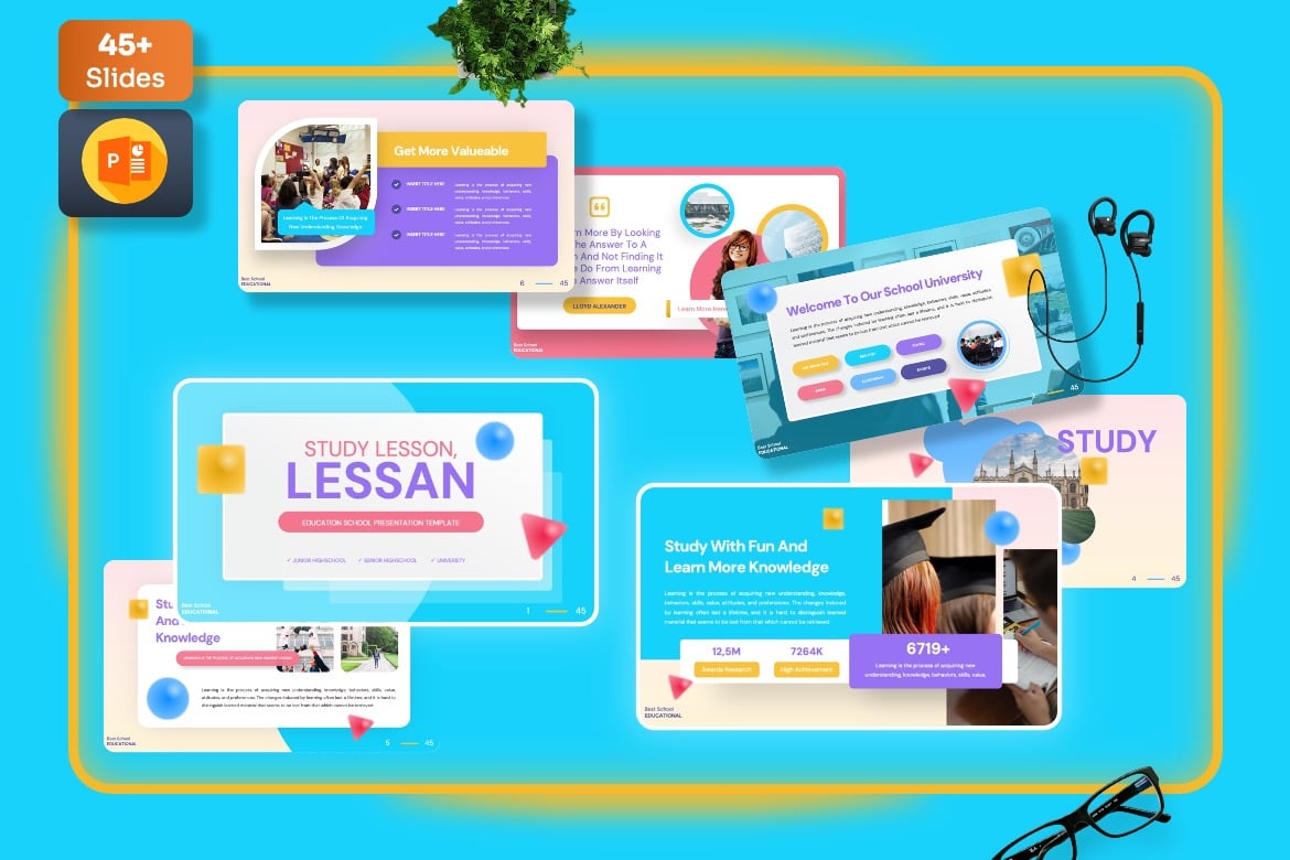 Template Powerpoint Universitas Lessan - Presentasi Profesional untuk Semua Kebutuhan