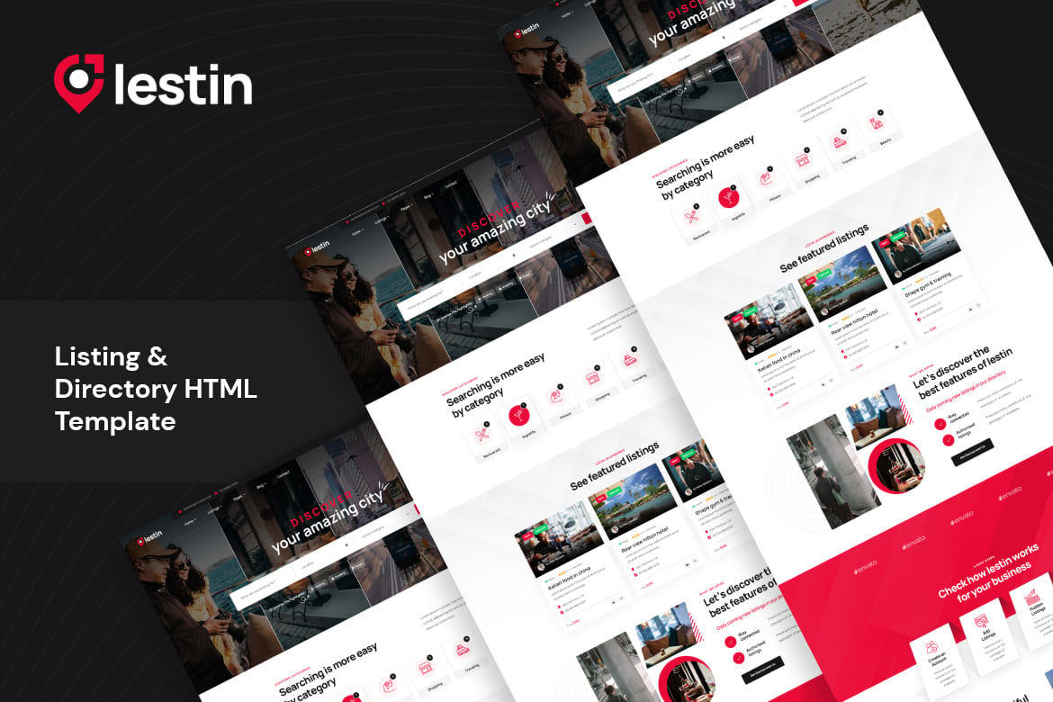Lestin - Template Website Daftar & Direktori yang Menawan