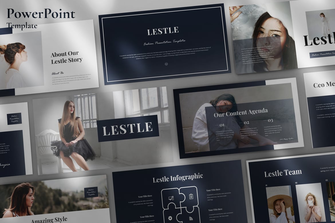 LESTLE - Template PowerPoint Serbaguna untuk Presentasi Profesional