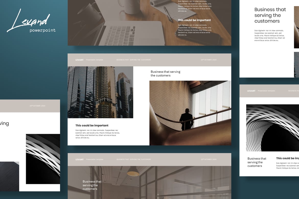 Template Powerpoint Levant - Solusi Presentasi Profesional