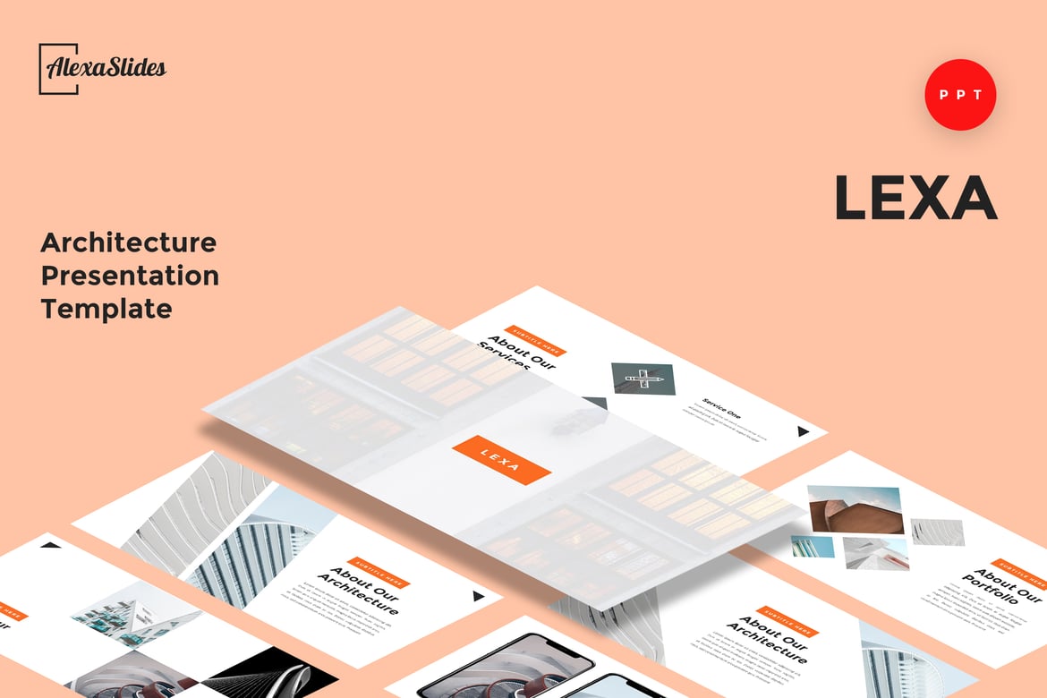 Lexa - Template Powerpoint Arsitektur yang Menawan dan Fleksibel