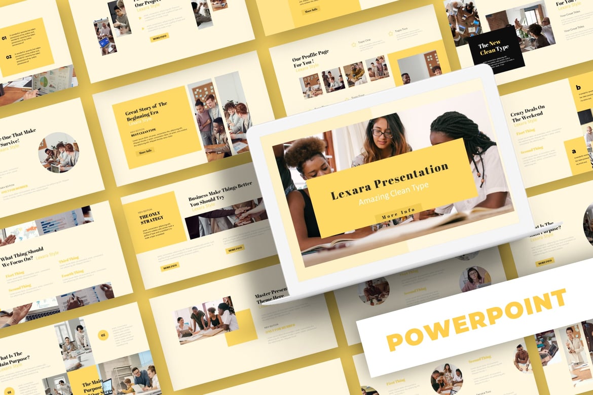 Lexara - Template PowerPoint Profesional dan Fleksibel