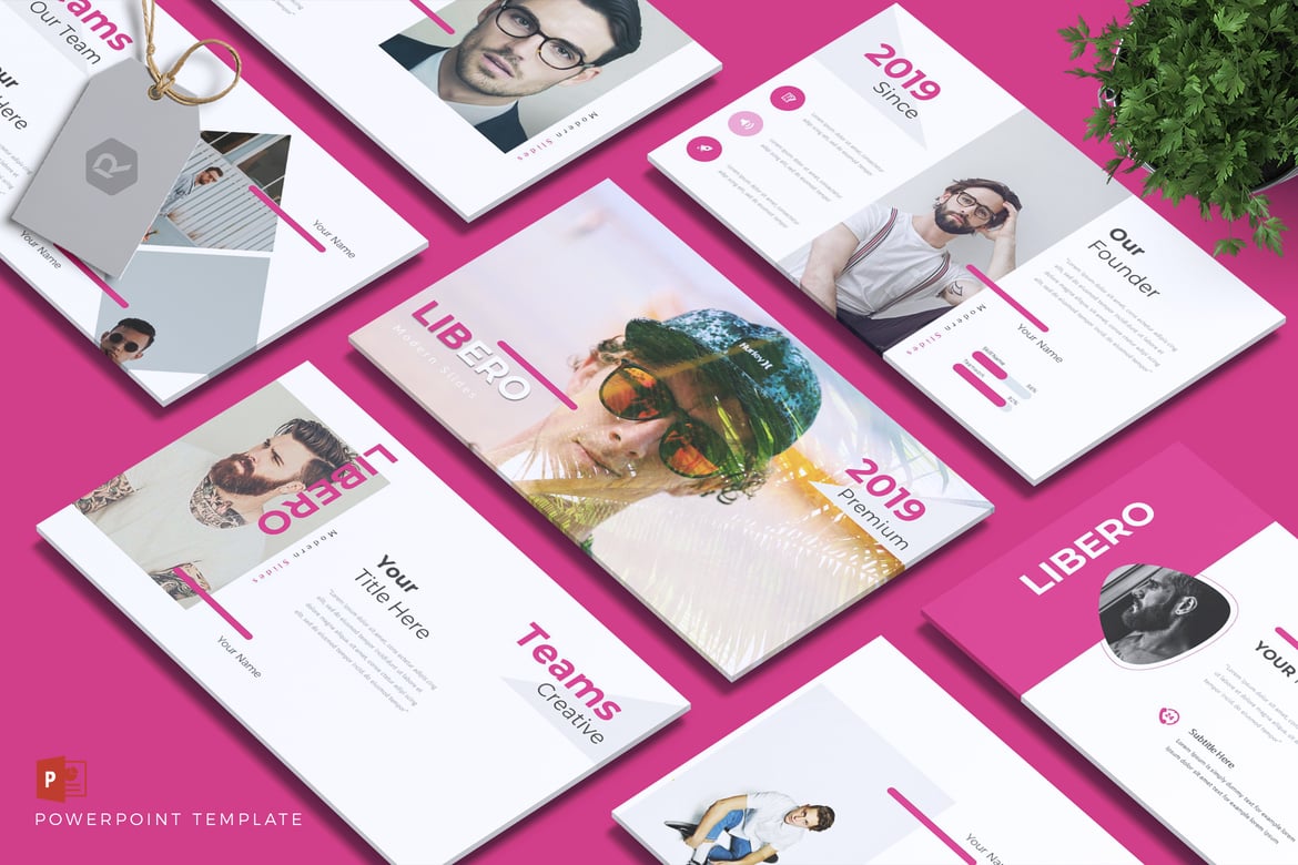Template Presentasi PowerPoint LIBERO - Solusi Tepat untuk Rencana Bisnis Anda