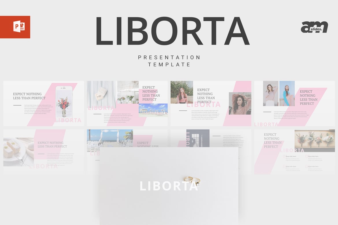 Liborta - Template PowerPoint Kreatif dan Minimalis