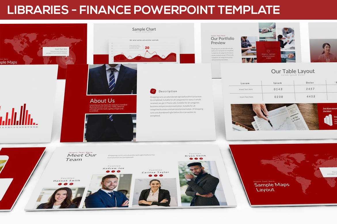 Template Presentasi Powerpoint Keuangan yang Modern dan Menarik