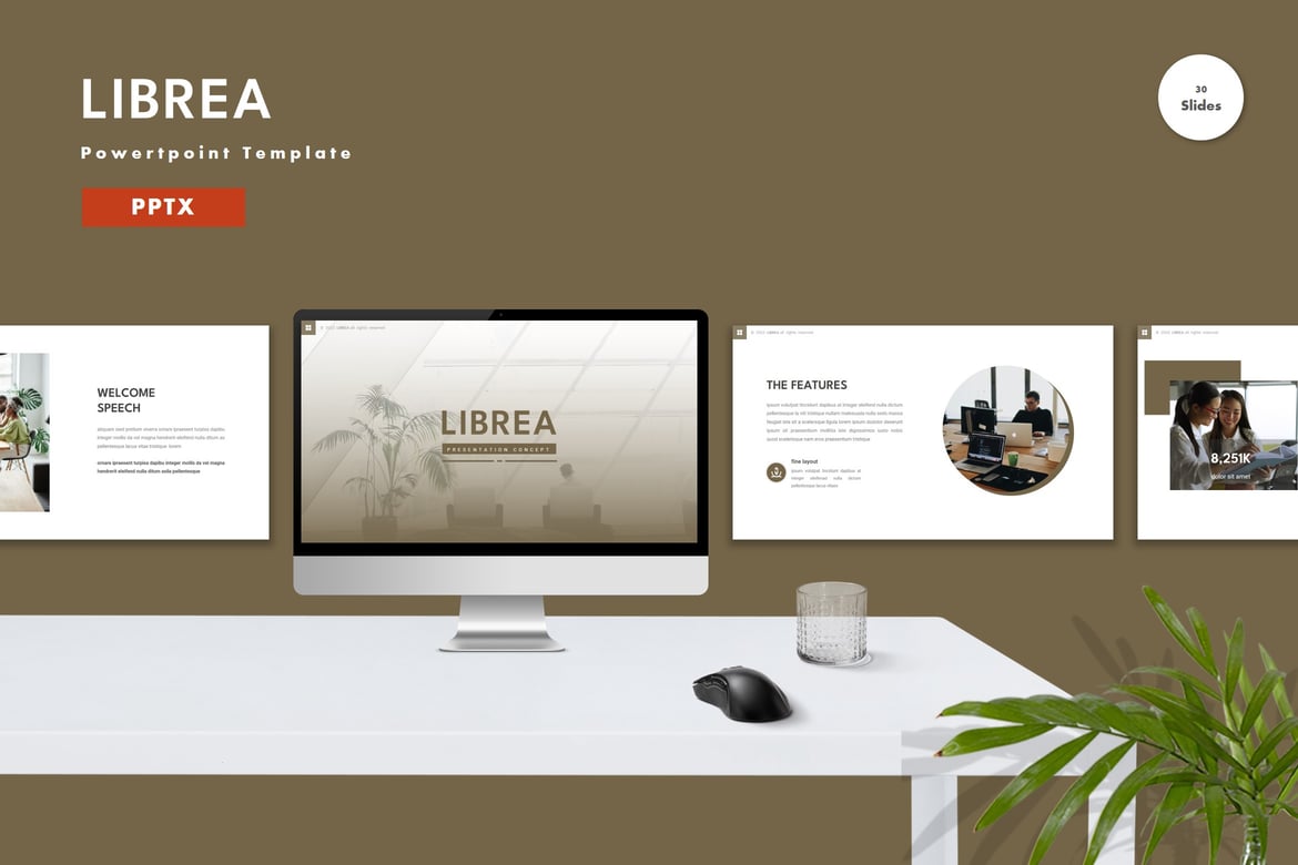 Librea - Template PowerPoint Profesional untuk Semua Kebutuhan