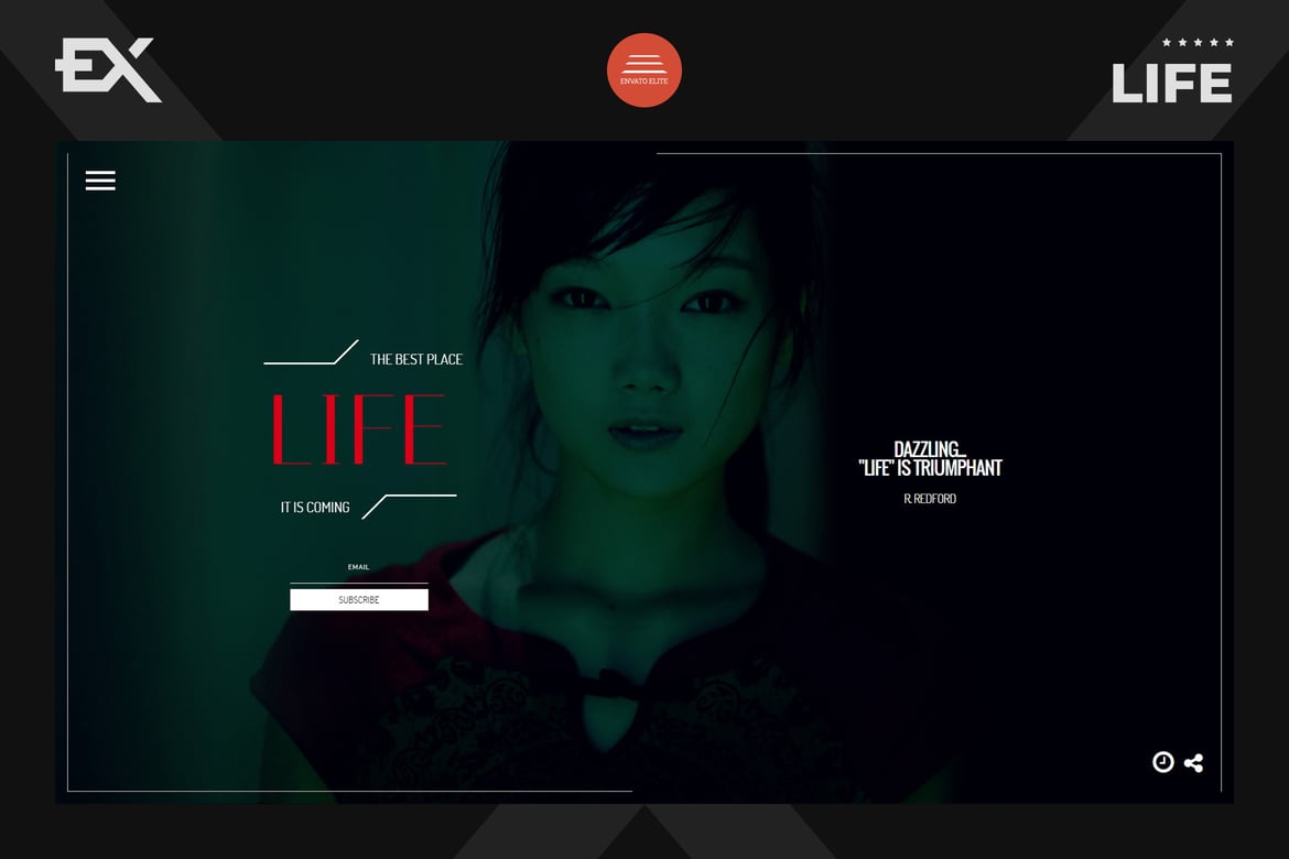 Template Website 'Life' - Desain Responsif untuk Halaman Sedang Dibangun