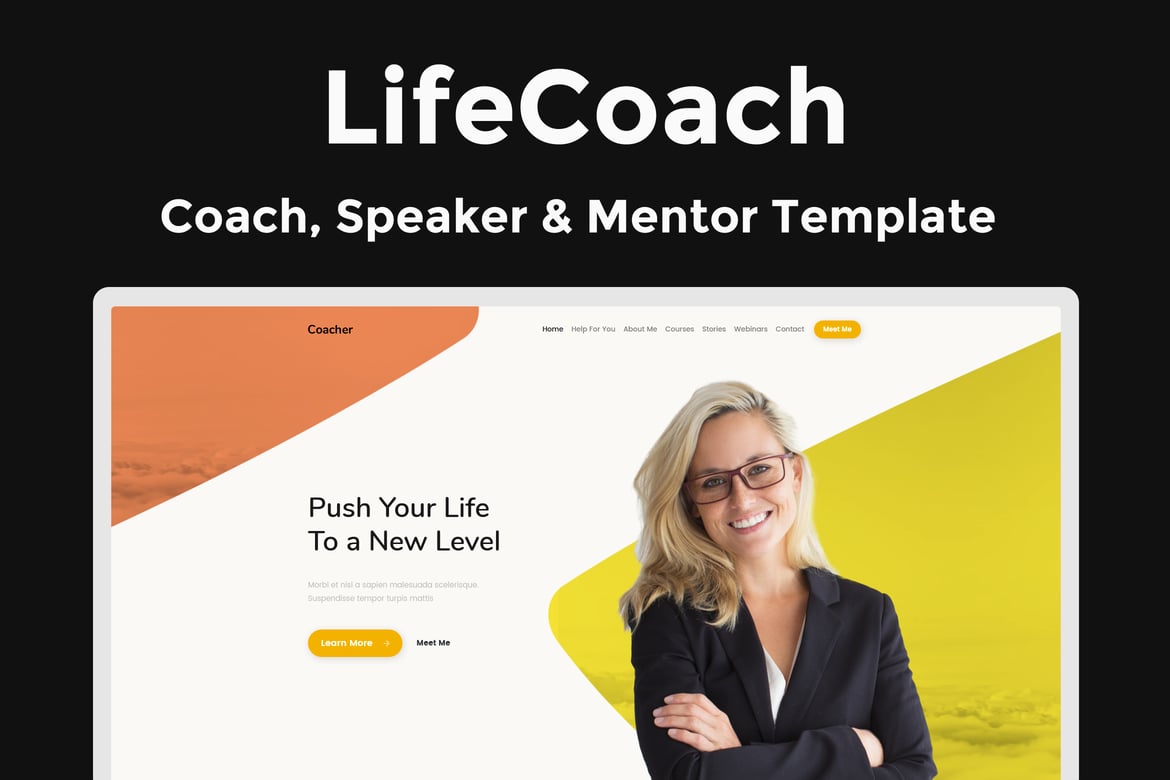 Template Website LifeCoach - Solusi Terbaik untuk Pelatih, Pembicara & Mentor