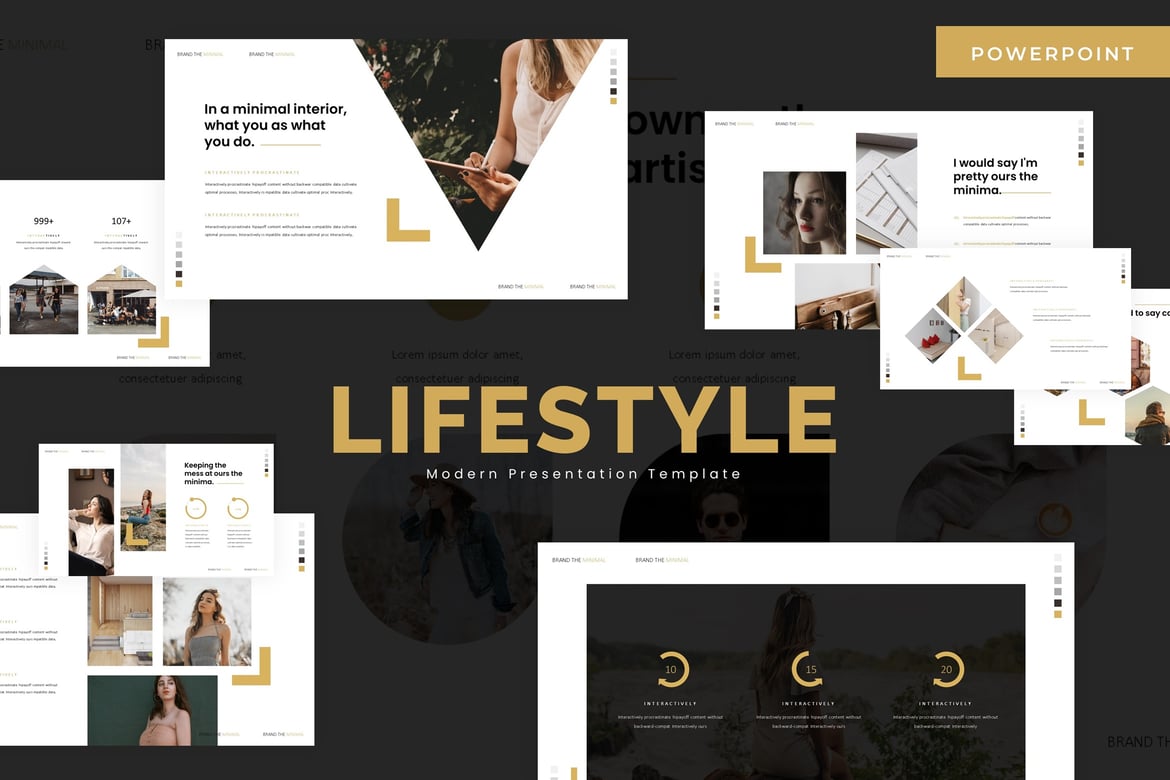 Template Presentasi PowerPoint Lifestyle - Solusi Kreatif untuk Semua Kebutuhan Anda