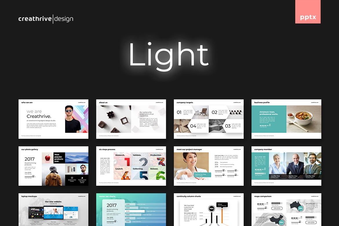 Template PowerPoint Modern dan Profesional