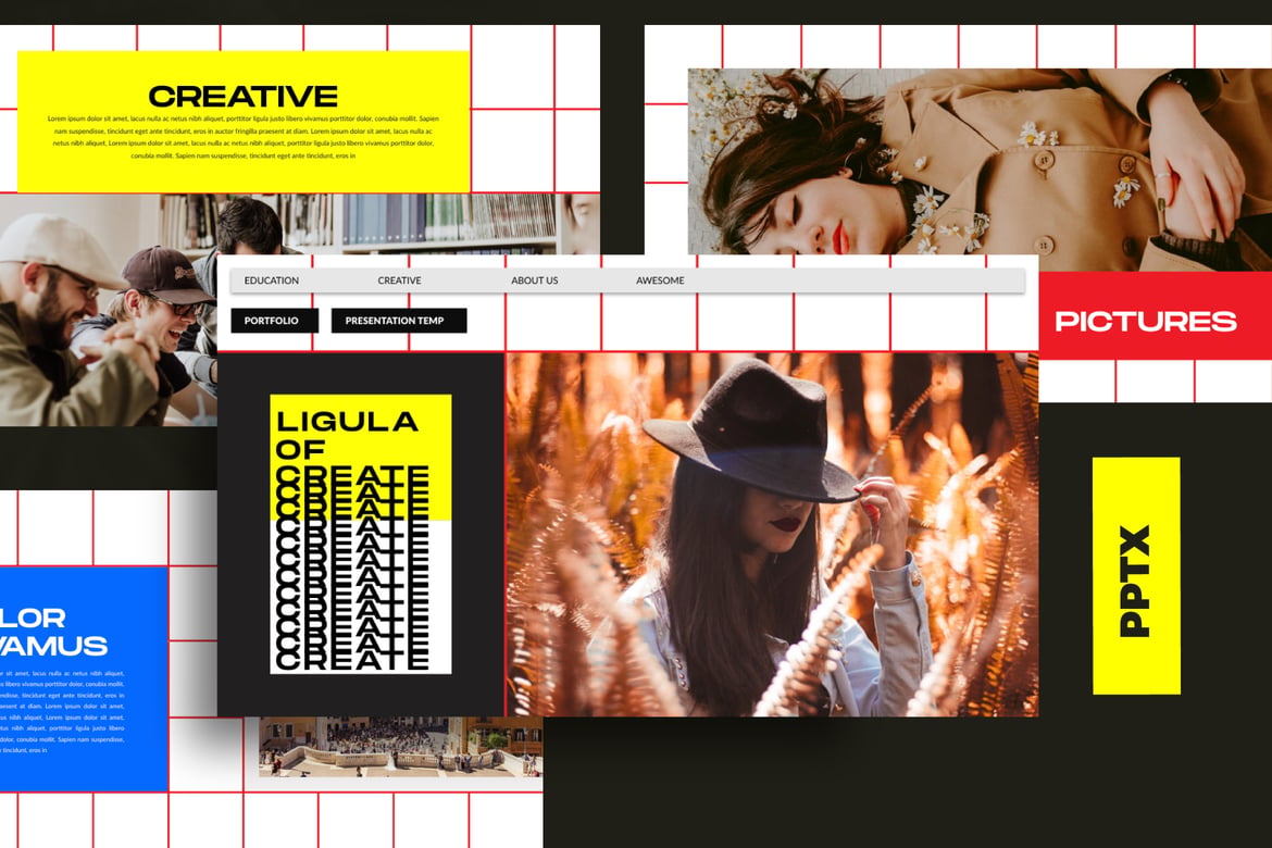 LIGULA - Template Presentasi Bisnis PowerPoint yang Modern dan Kreatif