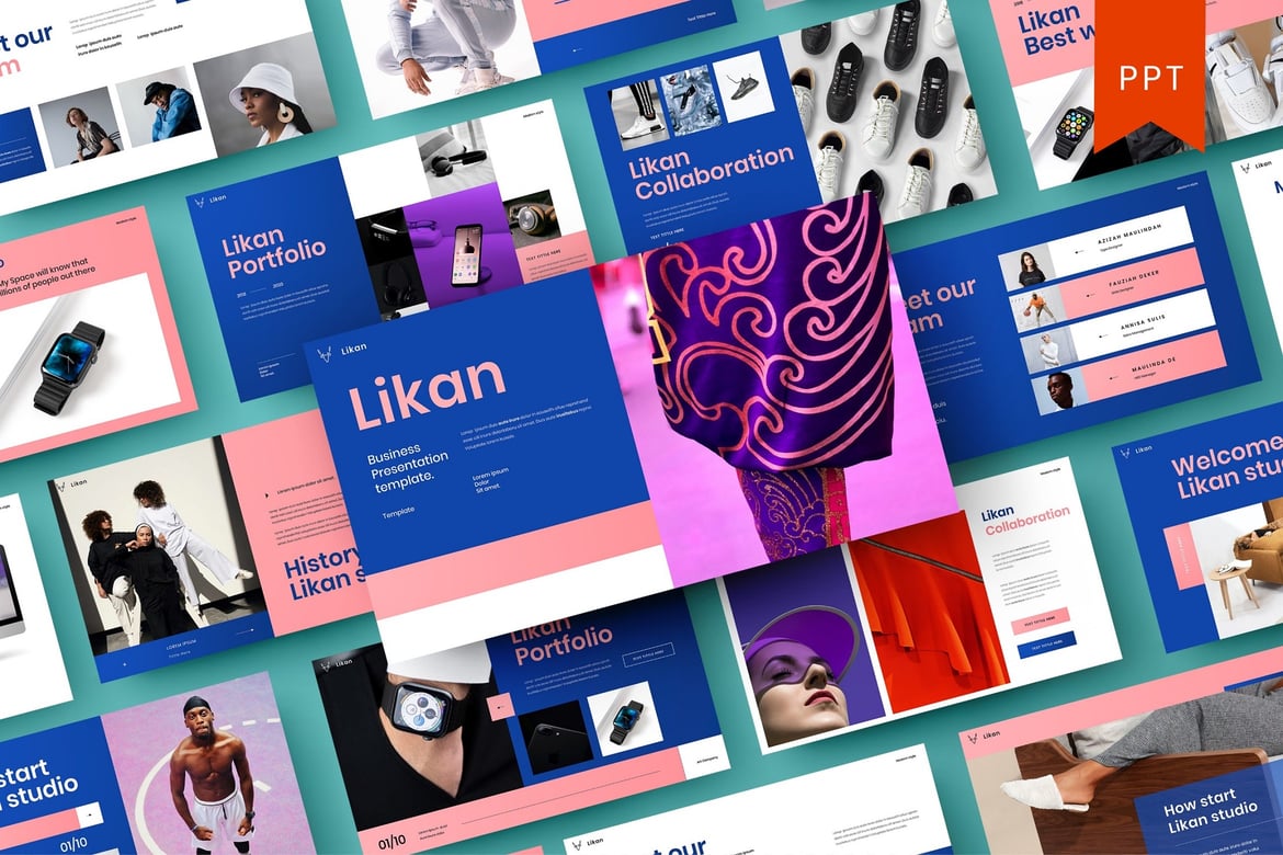 Template PowerPoint Likan – Solusi Kreatif untuk Presentasi Bisnis Anda