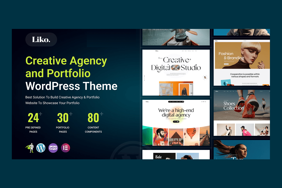 Liko - Tema WordPress Kreatif untuk Agensi dan Portofolio