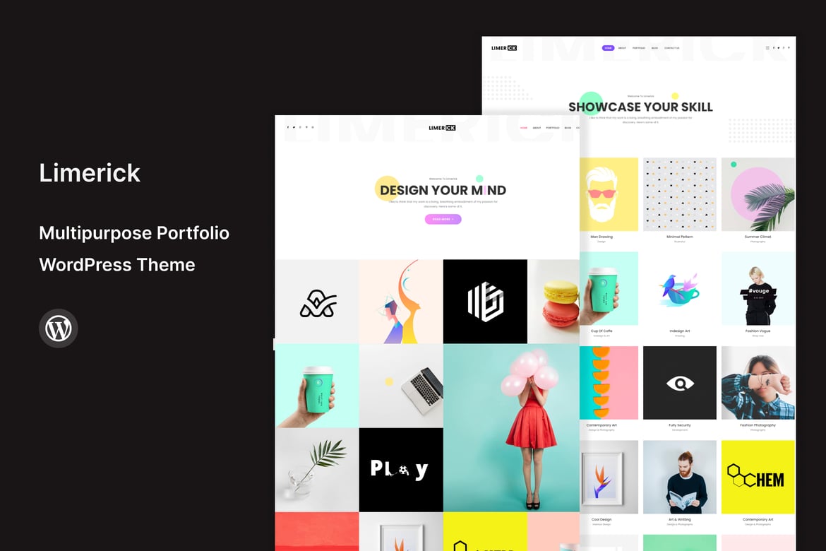 Limerick - Tema WordPress Modern untuk Portofolio dan Agensi Digital
