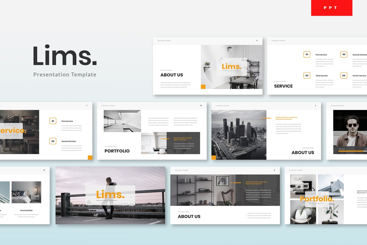 Lims - Template Presentasi Powerpoint Kreatif untuk Kesuksesan Anda