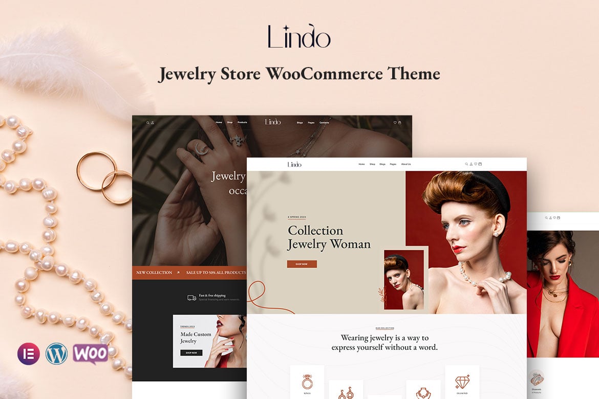 Tema WordPress Lindo - Solusi Sempurna untuk Toko Perhiasan Anda