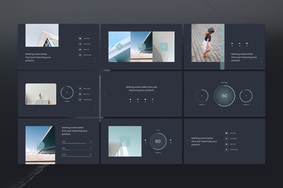 Template Presentasi Minimalis & Kreatif LINO (PowerPoint)