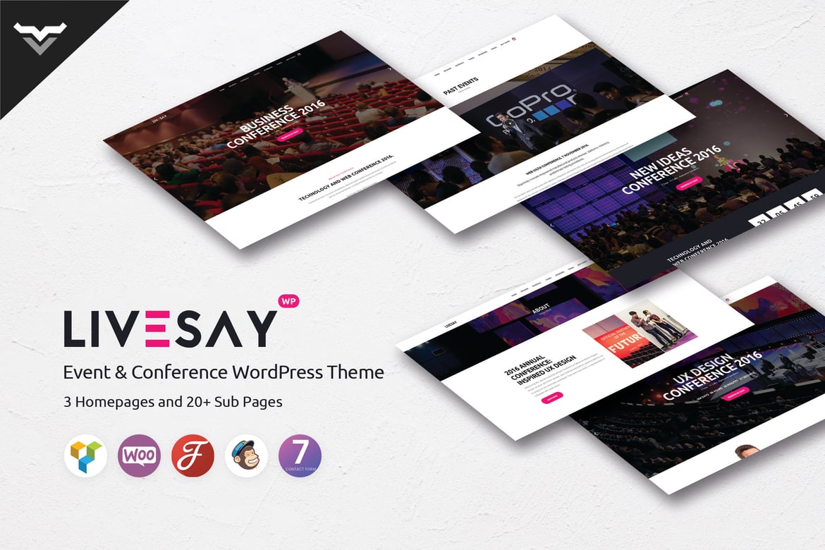 Livesay - Tema WordPress untuk Event & Konferensi yang Menarik