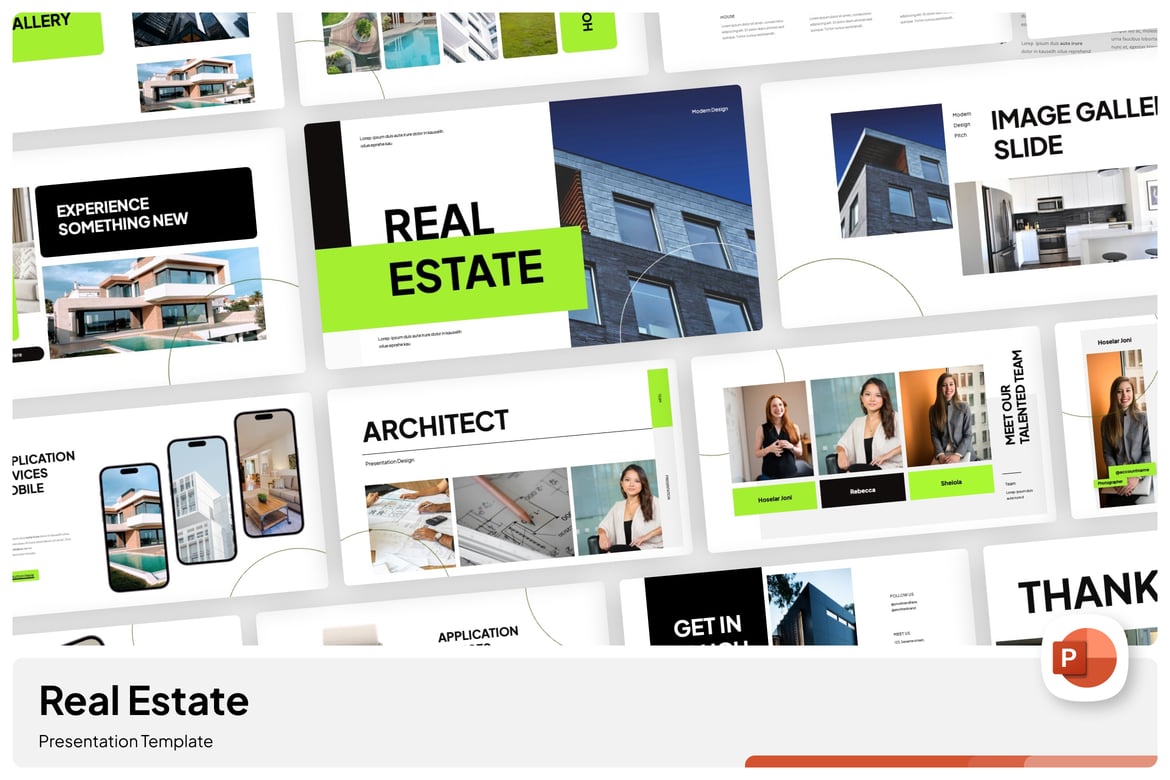 Template Presentasi Real Estat Modern yang Menarik