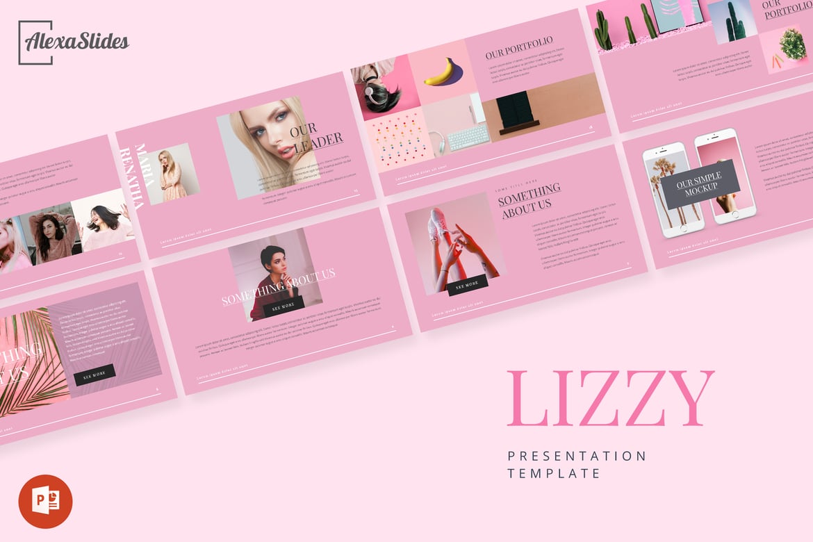 Lizzy - Template Presentasi PowerPoint yang Menakjubkan