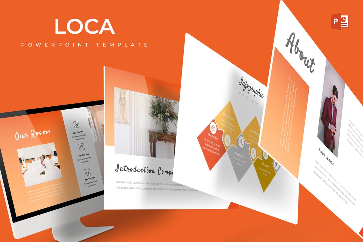 Template PowerPoint Loca - Solusi Kreatif untuk Presentasi Anda