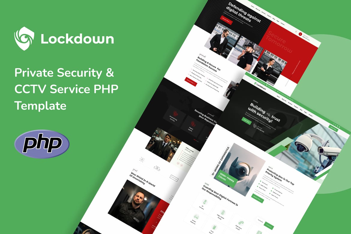 Template Website Lockdown - Solusi Keamanan & CCTV Profesional