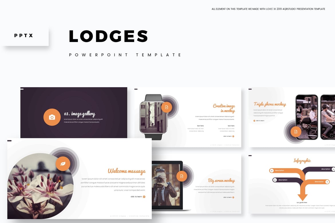 Template Powerpoint Lodges - Solusi Presentasi Profesional