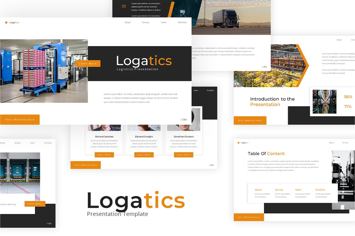 Logistics Mastery - Template Powerpoint untuk Presentasi Logistik