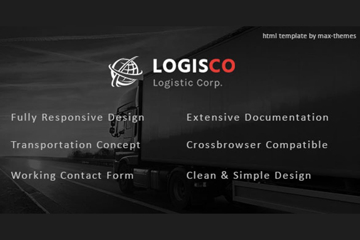 Logisco - Template Website Logistik & Transportasi yang Menarik