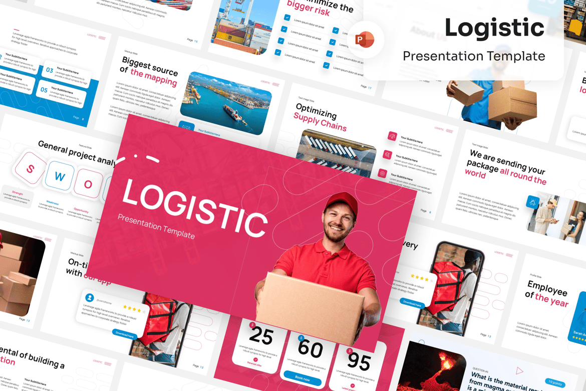 Template Presentasi Logistik yang Menarik dan Profesional