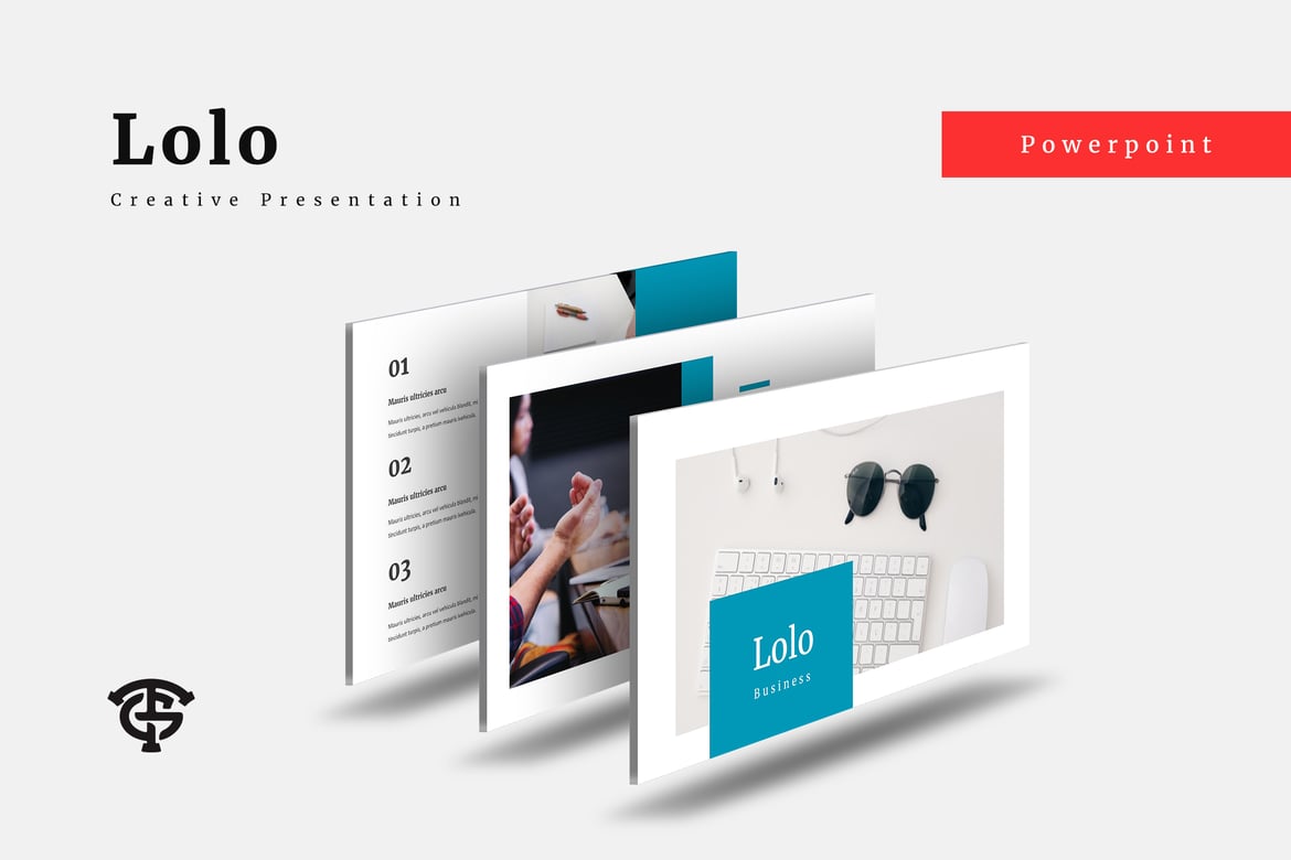 Template PowerPoint Kreatif Lolo - Solusi Presentasi Profesional