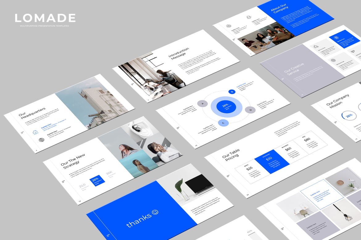 LOMADE - Template PowerPoint Serbaguna untuk Presentasi Menarik