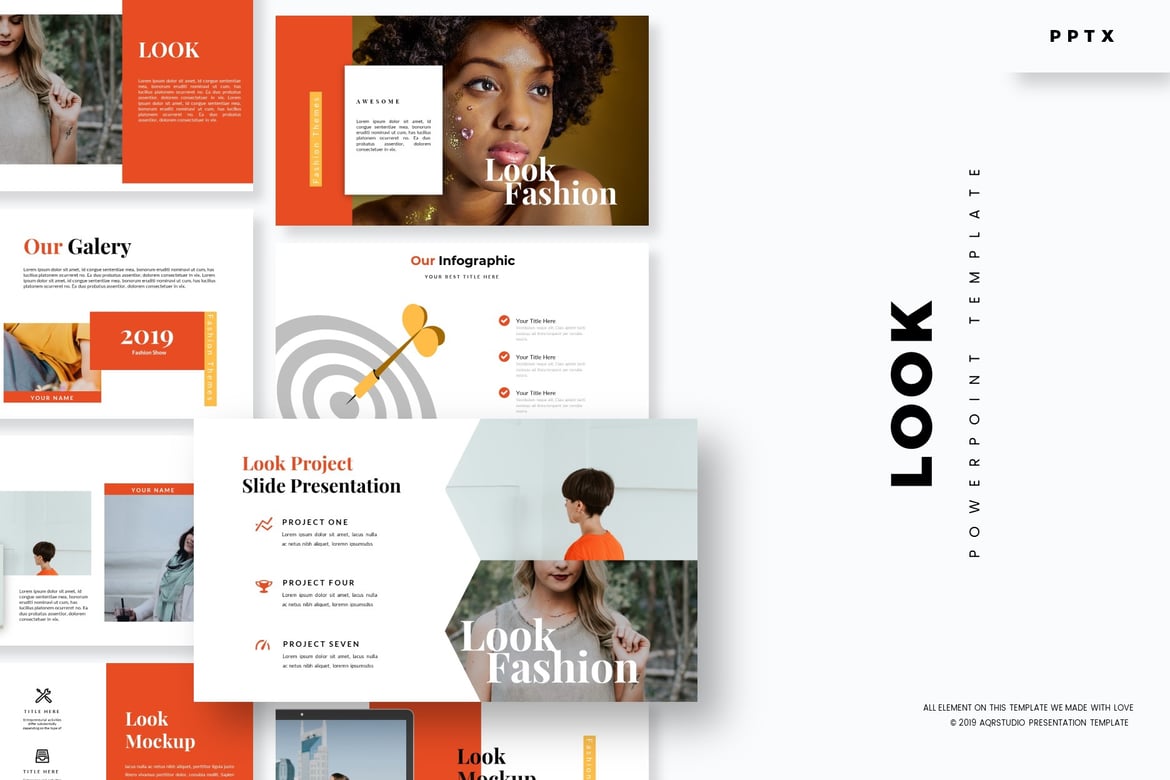 Template Powerpoint Look yang Menarik dan Multifungsi